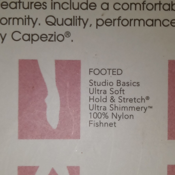 🆕 Capezio | Ultra Soft Footed Tight Pink Tights Fits Women's Size 8-12 #1915C - Picture 7 of 7